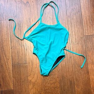 Teal JOLYN One Piece Swimsuit